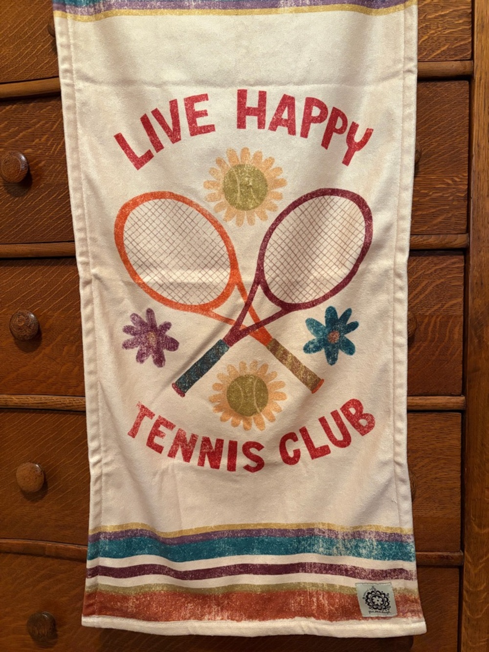 NATURAL LIFE TENNIS TOWEL 
**RARE**